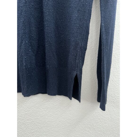 Atmosphere Womens Top Size 4 Navy Blue Long Sleeve Round Neck Knit - Picture 3 of 11